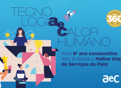 AeC recebe Prêmio de Melhor empresa de Serviços do País pelo 6º ano consecutivo